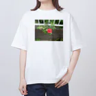 はるのひのバラひとつ オーバーサイズTシャツ