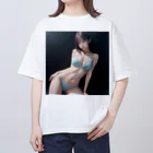 AI美女ワールドの水着美女 オーバーサイズTシャツ