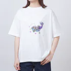 しのりとシノリー（Daydream)の人魚姫とくまちゃん2 オーバーサイズTシャツ