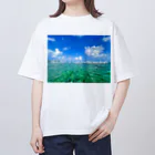 mizuphoto galleryのLife is short, so laugh heartily, love deeply. Oversized T-Shirt