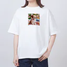 Chihuahua_Love_Artのひーちゃん Oversized T-Shirt