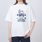 にこねこ【保護猫の保育園】のついに登場！「たまごヘルメット」Tシャツ🐱 Oversized T-Shirt