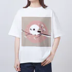 しまえながくりえいてぃぶのもふえな Oversized T-Shirt