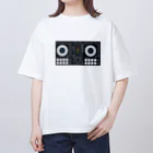 kimchinのシンプルなDJコントローラーのイラストです! Oversized T-Shirt