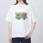 めろんぽっぷのお店だよのKU-MA アイスクリーム号 Oversized T-Shirt