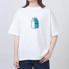 いそがしくてもメシのぎゅうにゅうさん Oversized T-Shirt