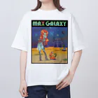 nidan-illustrationのMAX GALAXY Oversized T-Shirt
