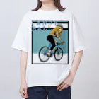 nidan-illustrationのCANDY BALL (fixie girl) Oversized T-Shirt