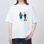 Yuka。のおばあちゃんおじいちゃん Oversized T-Shirt