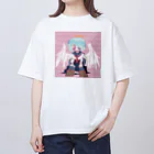 佐々木咲綺【公式】の痛いの天使 オーバーサイズTシャツ