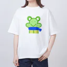 isaisaiisaaのカエルなのかなんなのか Oversized T-Shirt