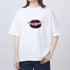 azbiin-shopのふたりぶんのタバコ オーバーサイズTシャツ