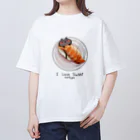 MOFUYAの【くろ】I love SUSHI オーバーサイズTシャツ