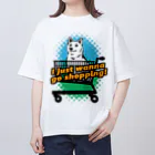 犬グッズの店しえるぶるーの柴犬 in ショッピングカート Oversized T-Shirt