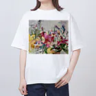 Aya Higuchiの「the hut, autumn garden🍁」Magcup Oversized T-Shirt