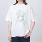 水草のナウ・ガール３９ Oversized T-Shirt