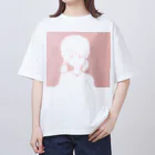 水草のナウ・ガール４１ オーバーサイズTシャツ