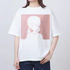 水草のナウ・ガール４１ Oversized T-Shirt