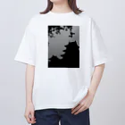 サンセットの松本城 オーバーサイズTシャツ