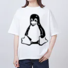 nishidemasamiのTuxくん Oversized T-Shirt