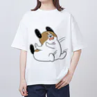 マツバラのもじゃまるしりもち オーバーサイズTシャツ