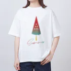 しらすのTシャツ屋さんの夏に着たいスイカTシャツ(ミニ） Oversized T-Shirt