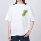 akane_art（茜音工房）のベジタブルT（アスパラガス） オーバーサイズTシャツ