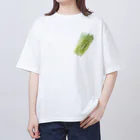 akane_art（茜音工房）のベジタブルT（アスパラガス） Oversized T-Shirt