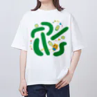 Illustrator イシグロフミカのきゅうり Oversized T-Shirt