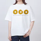 ZOZI SHOPのWhen you gaze into the doughnut hole, the doughnut hole gazes into you. Oversized T-Shirt