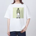 and helloのmask Oversized T-Shirt