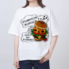 イラスト MONYAAT のGz かぼちゃバーガーA オーバーサイズTシャツ