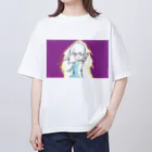 水草の能力発動系ガール オーバーサイズTシャツ