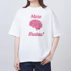 stereovisionのMore Brains! オーバーサイズTシャツ