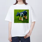 コナカマ通販SUZURI支店のCOW-2021 Oversized T-Shirt