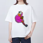 ンコストア(N’ko)の飛ばしてる猿吉くん Oversized T-Shirt