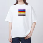 脳みそ夫ショップの冠位十二階【OL聖徳太子】 オーバーサイズTシャツ