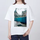 なーさんのお店のアサクサノマチナミ Oversized T-Shirt