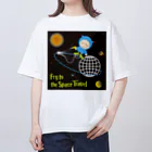 ファンシーファミリーファンタジーのスペース・ベイビー Oversized T-Shirt