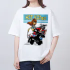 nidan-illustrationの“HOT RODeo” オーバーサイズTシャツ