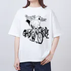 nidan-illustrationの"GHOST RIDE" オーバーサイズTシャツ