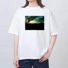 SHOPマニャガハの変わる空、変わる雲 オーバーサイズTシャツ