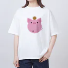 Draw freelyのぶたくん オーバーサイズTシャツ