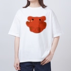 Draw freelyのべたっと　めんだこくん Oversized T-Shirt