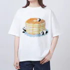 さちよ　感情を描く絵本作家のパンケーキパンダちゃん オーバーサイズTシャツ