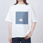 ないものねだりのI blew it!(blue) オーバーサイズTシャツ