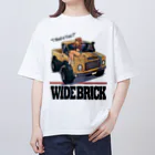 nidan-illustrationの"WIDE BRICK" Oversized T-Shirt