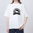 onehappinessのシェルティ シルエット　エンブレム2 オーバーサイズTシャツ