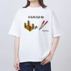 Draw freelyのHASHI オーバーサイズTシャツ