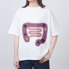 8anna storeの人体のなぞ。悪玉菌増えちゃった大腸。 Oversized T-Shirt